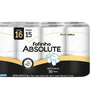01 papel higienico folha dupla absolute 16 rolos de 30m fofinho